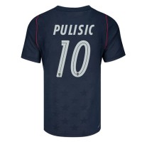 Stroje piłkarskie Stany Zjednoczone Christian Pulisic #10 Koszulka Wyjazdowej MŚ 2026 Krótki Rękaw